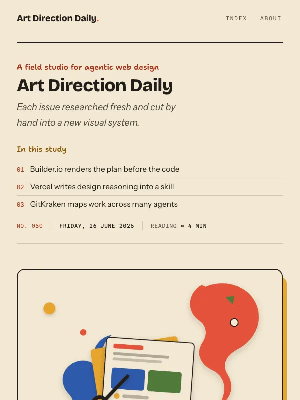 Issue 050 — The hard part is no longer writing the UI