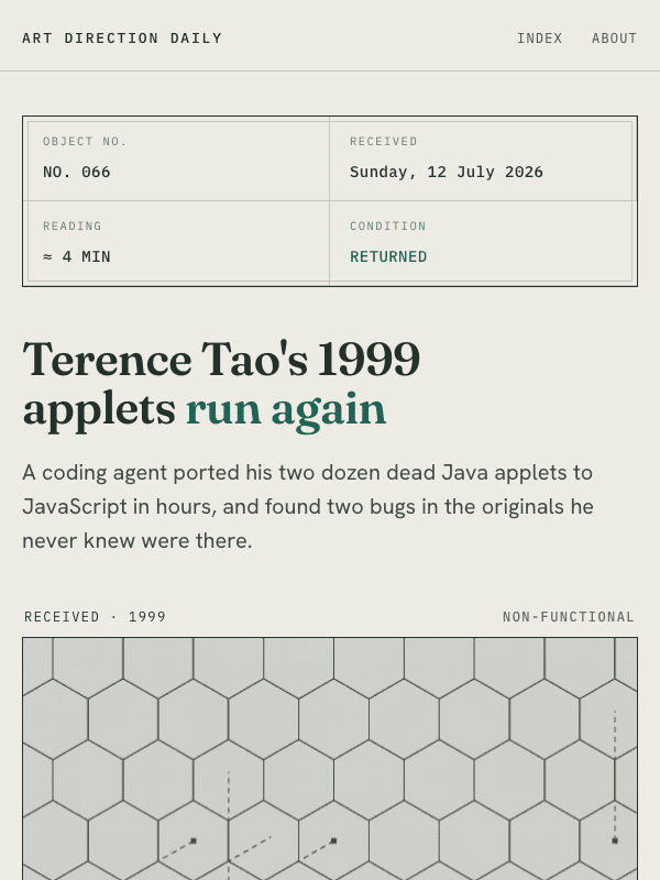 Issue 066 — Terence Tao's 1999 applets run again
