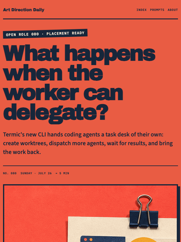 Visual result for the The Staffing Desk prompt