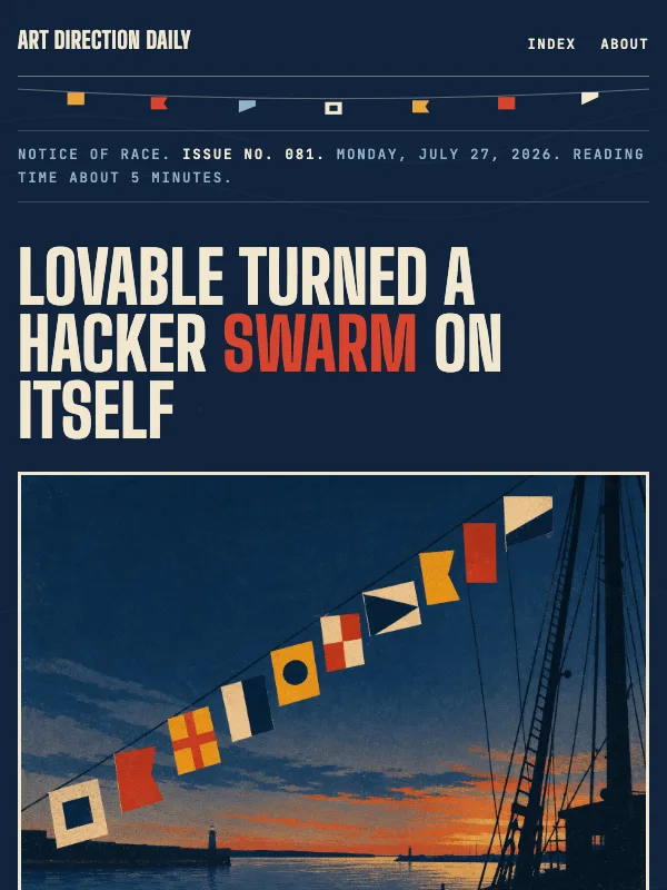Issue 081 — Lovable turned a hacker swarm on itself