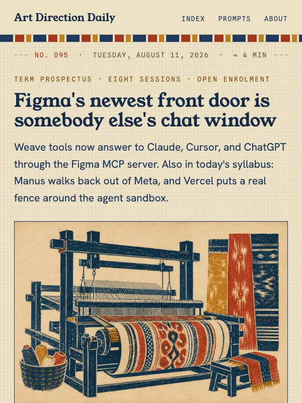 Issue 095 — Figma's newest front door is somebody else's chat window