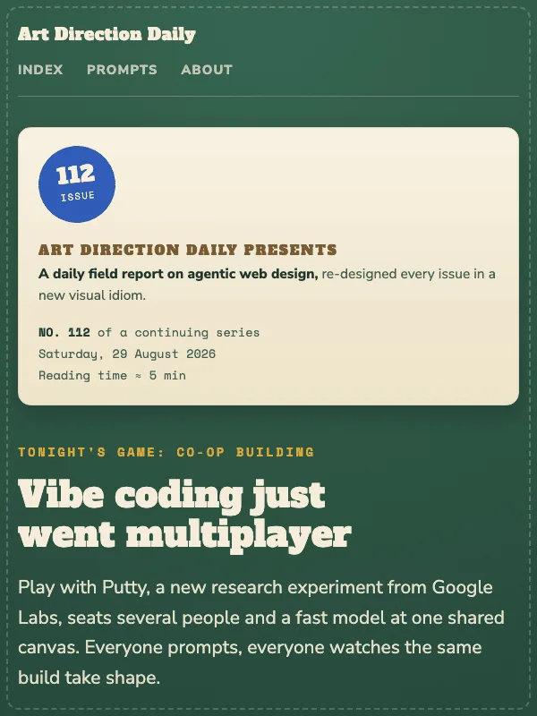 Issue 112 — Vibe coding just went multiplayer