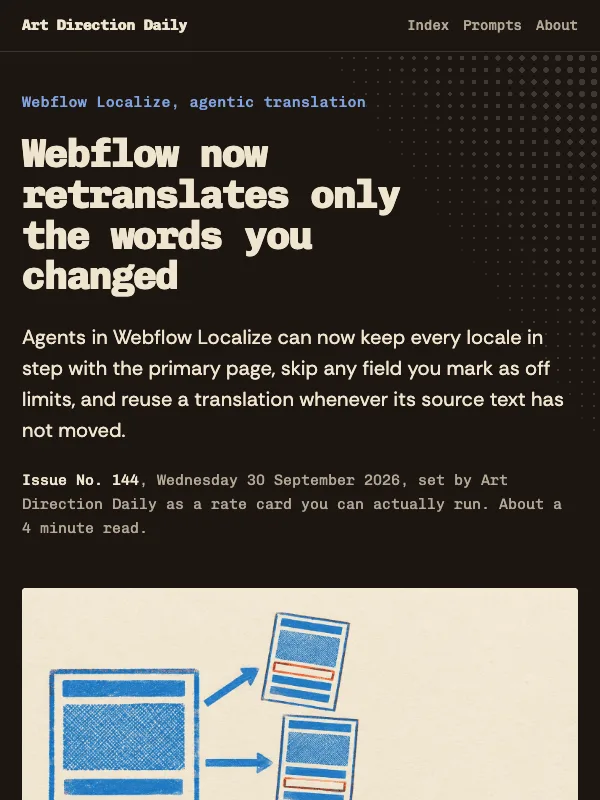 Issue 144 — Webflow now retranslates only the words you changed
