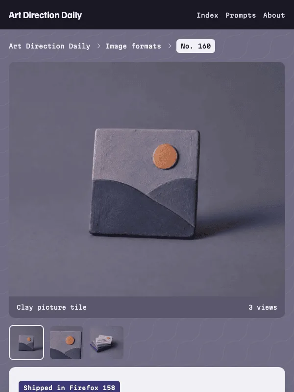 Visual result for the The Format Shop prompt