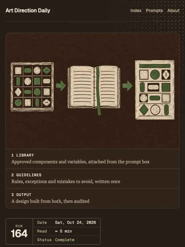 Visual result for the The Audit Report prompt